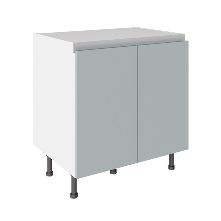 True Handleless Matt Aquamarine 800 Base Kitchen Cabinet
