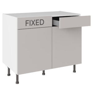 Slab Standard Light Grey 1000 RH Drawerline Base Kitchen Cabinet 2