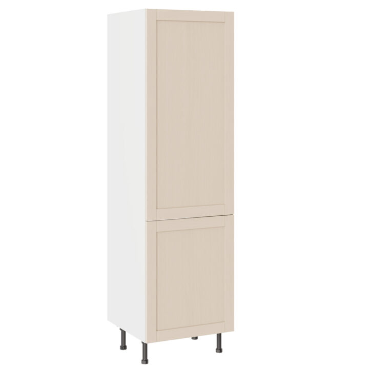 5-Piece Shaker Woodgrain Cashmere 600 Fridge and Freezer Housing