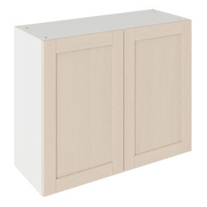 5-Piece Shaker Woodgrain Cashmere 900 Wall Kitchen Cabinet