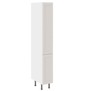 5-Piece Shaker Woodgrain Light Grey 300 Larder Cabinet