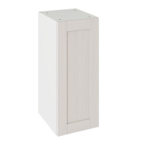 5-Piece Shaker Woodgrain Light Grey 300 Wall Kitchen Cabinet