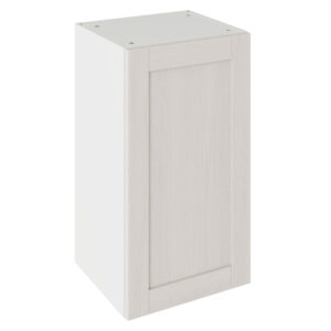 5-Piece Shaker Woodgrain Light Grey 400 Wall Kitchen Cabinet
