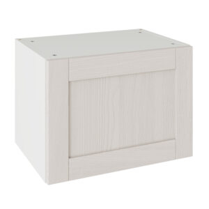 5-Piece Shaker Woodgrain Light Grey 500 Bridging Wall Kitchen Cabinet
