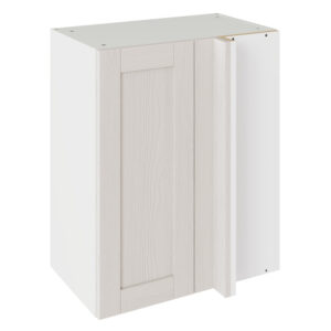 5-Piece Shaker Woodgrain Light Grey 600 Blind Corner Wall Kitchen Cabinet
