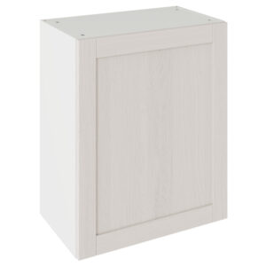5-Piece Shaker Woodgrain Light Grey 600 Wall Kitchen Cabinet