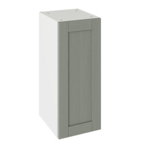 5-Piece Shaker Woodgrain Sage Green 300 Wall Kitchen Cabinet