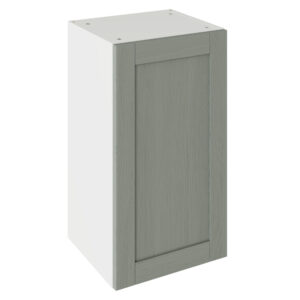 5-Piece Shaker Woodgrain Sage Green 400 Wall Kitchen Cabinet