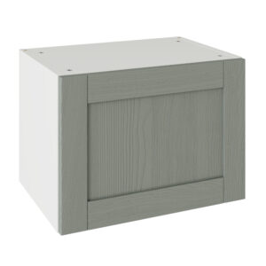 5-Piece Shaker Woodgrain Sage Green 500 Bridging Wall Kitchen Cabinet