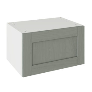 5-Piece Shaker Woodgrain Sage Green 500 Short Bridging Wall Kitchen Cabinet