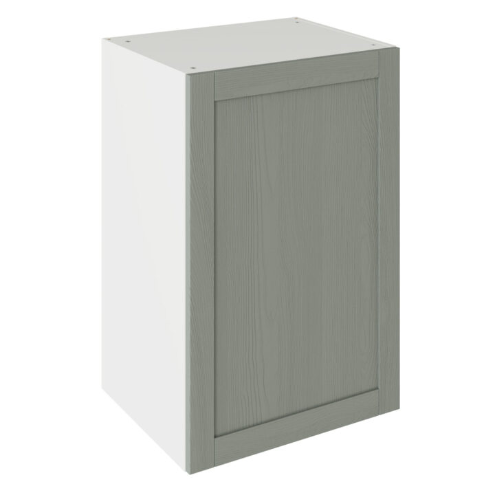5-Piece Shaker Woodgrain Sage Green 600 Boiler Housing Wall Kitchen Cabinet