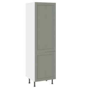 5-Piece Shaker Woodgrain Sage Green 600 Fridge & Freezer Housing