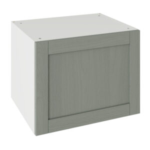 5-Piece Shaker Woodgrain Sage Green 600 Single Extractor Wall Kitchen Cabinet