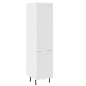 5-Piece Shaker Woodgrain White 500 Larder Cabinet