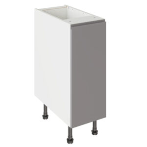 J Pull Gloss Dust Grey 300 Base Kitchen Cabinet
