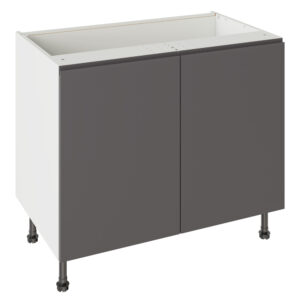 J Pull Gloss Graphite 1000 Base Kitchen Cabinet