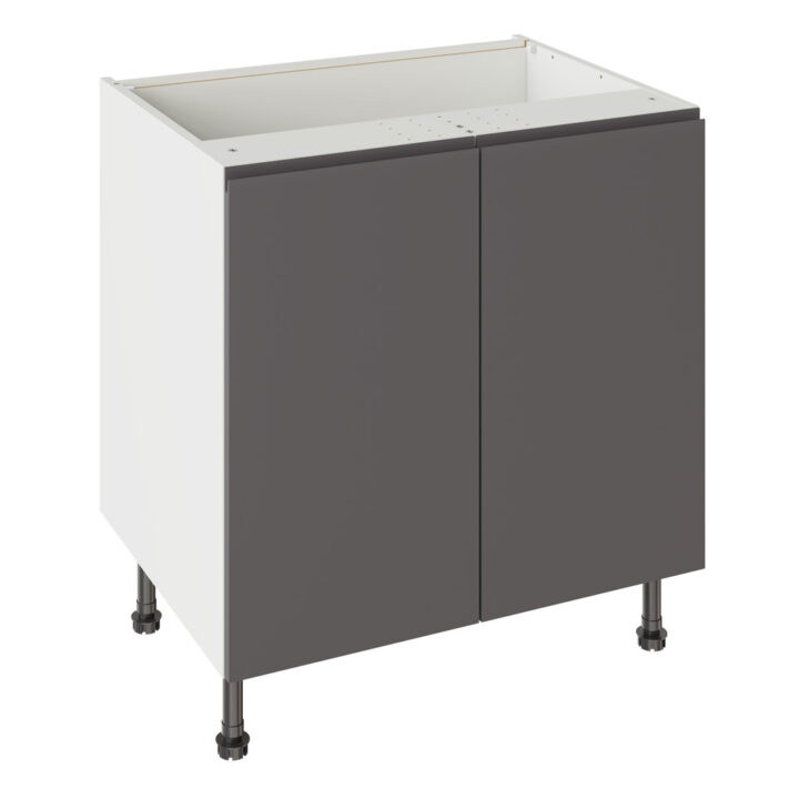 J Pull Gloss Graphite 800 Base Kitchen Cabinet