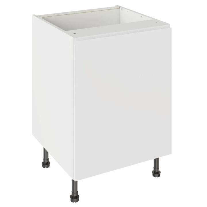 J Pull Gloss White 600 Base Kitchen Cabinet