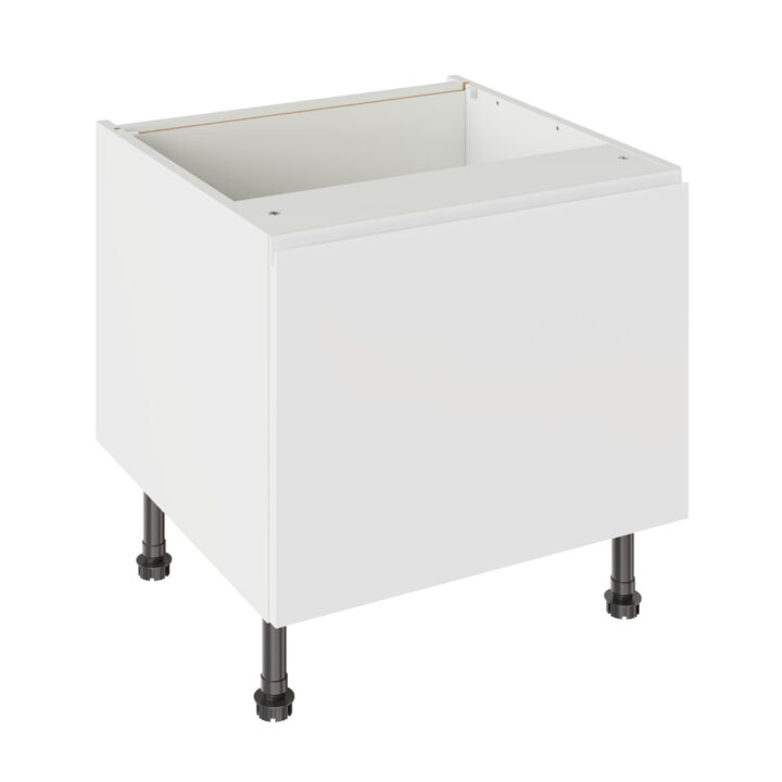 J Pull Gloss White 600 Belfast Sink Base Kitchen Cabinet
