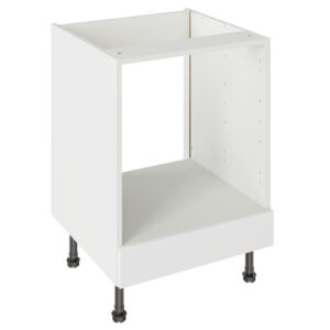 J Pull Gloss White 600 Oven Base Kitchen Cabinet