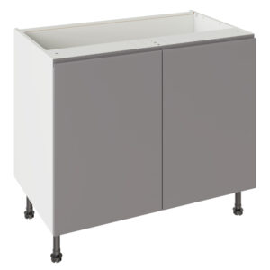 J Pull Matt Dust Grey 1000 Base Kitchen Cabinet