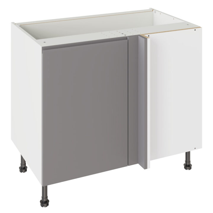 J Pull Matt Dust Grey 1000 Blind Corner Base Kitchen Cabinet