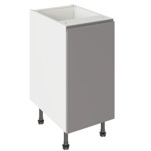 J Pull Matt Dust Grey 400 Base Kitchen Cabinet