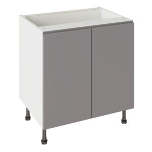 J Pull Matt Dust Grey 800 Base Kitchen Cabinet