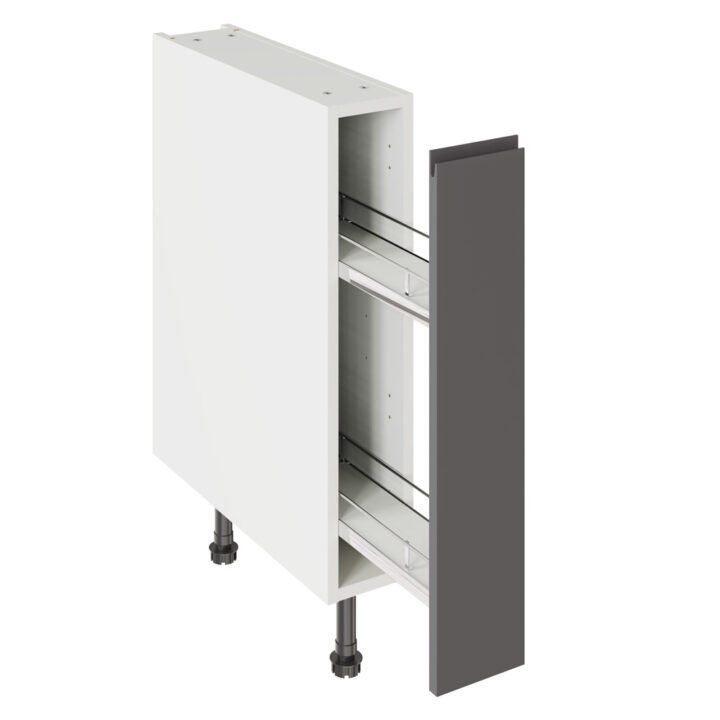 J Pull Matt Graphite 150 Base Kitchen Cabinet Pull Out