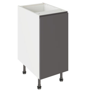 J Pull Matt Graphite 400 Base Kitchen Cabinet