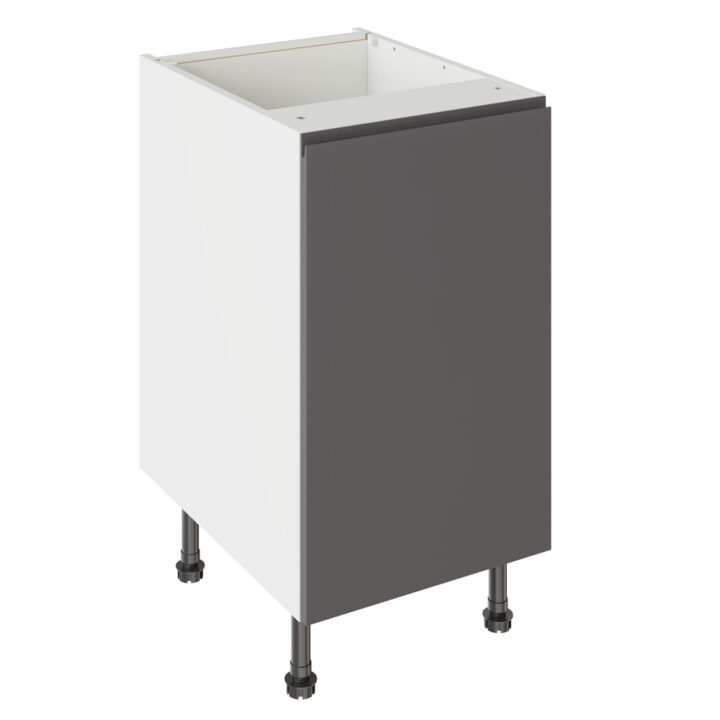 J Pull Matt Graphite 450 Base Kitchen Cabinet