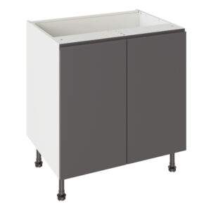 J Pull Matt Graphite 800 Base Kitchen Cabinet