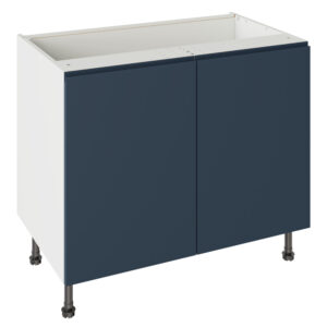J Pull Matt Indigo Blue 1000 Base Kitchen Cabinet