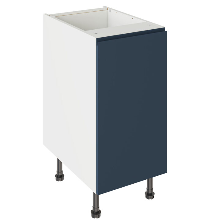 J Pull Matt Indigo Blue 400 Base Kitchen Cabinet