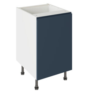 J Pull Matt Indigo Blue 500 Base Kitchen Cabinet