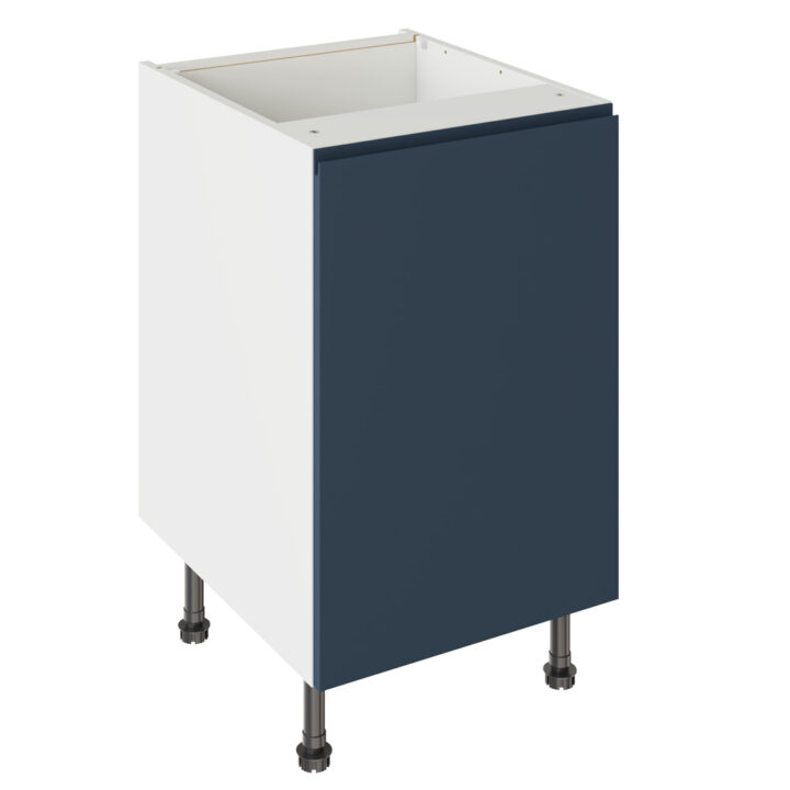 J Pull Matt Indigo Blue 500 Base Kitchen Cabinet