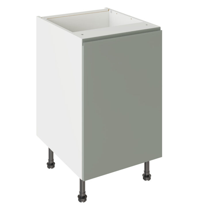 J Pull Matt Sage Green 500 Base Kitchen Cabinet