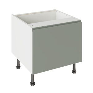 J Pull Matt Reed Green 600 Belfast Sink Base Kitchen Cabinet