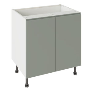 J Pull Matt Sage Green 800 Base Kitchen Cabinet