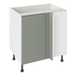 J Pull Matt Sage Green 800 Blind Corner Base Kitchen Cabinet