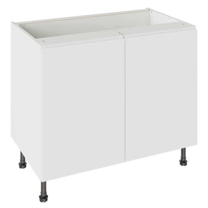 J Pull Matt White 1000 Base Kitchen Cabinet
