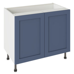 Shaker Matt Alby Blue 1000 Base Kitchen Cabinet