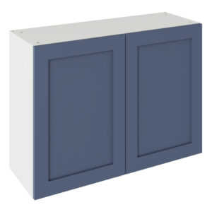 Shaker Matt Alby Blue 1000 Wall Kitchen Cabinet