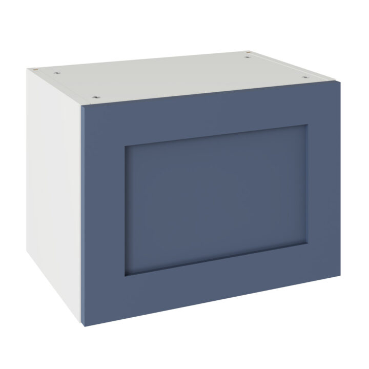 Shaker Matt Alby Blue 500 Bridging Wall Kitchen Cabinet
