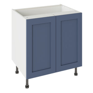 Shaker Matt Alby Blue 800 Base Kitchen Cabinet