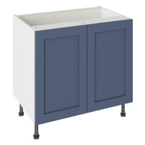 Shaker Matt Alby Blue 900 Base Kitchen Cabinet