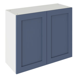 Shaker Matt Alby Blue 900 Wall Kitchen Cabinet