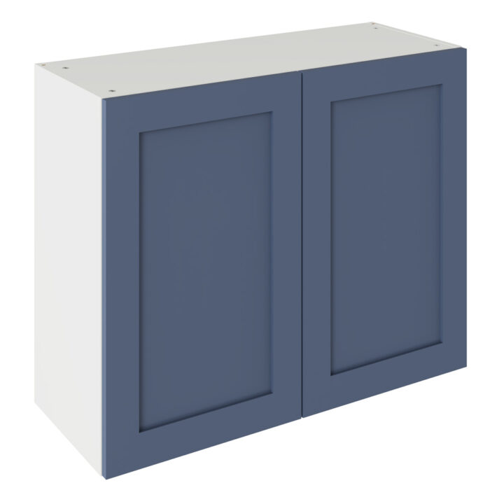 Shaker Matt Alby Blue 900 Wall Kitchen Cabinet