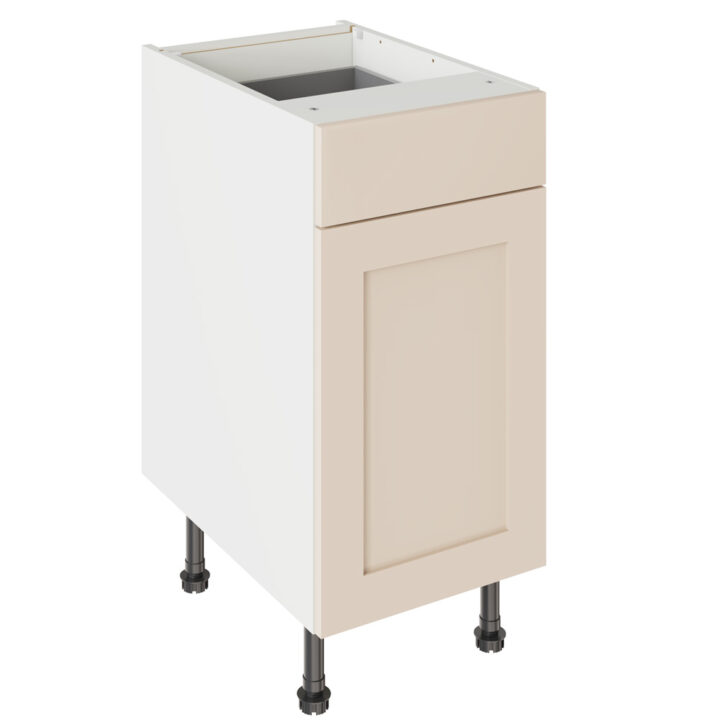 Shaker Matt Cashmere 400 Drawerline Base Kitchen Cabinet