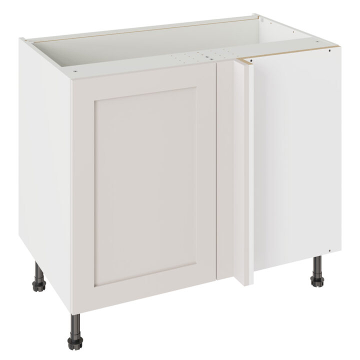 Shaker Matt Light Grey 1000 Blind Corner Base Kitchen Cabinet